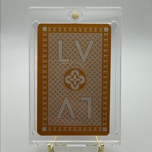Louis Vuitton VIP Promotional Playing Card – Ace of Hearts 1 (Orange Back)